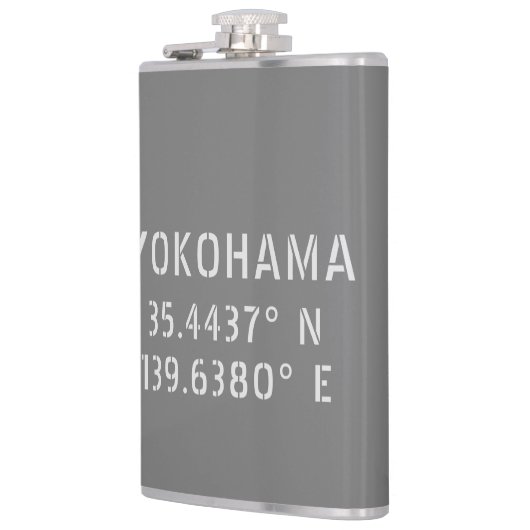 Yokohama Latitude & lengte Heupfles (Links)