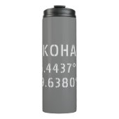 Yokohama Latitude & lengte Thermosbeker (Voorkant)