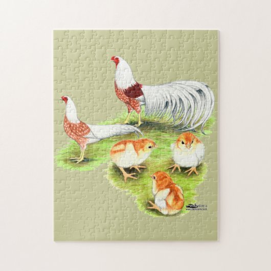 Yokohama Red Shoulder Familie Legpuzzel (Verticaal)