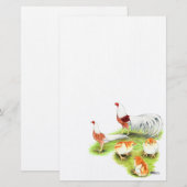 Yokohama Red Shoulder Pair Briefpapier (Voorkant / Achterkant)