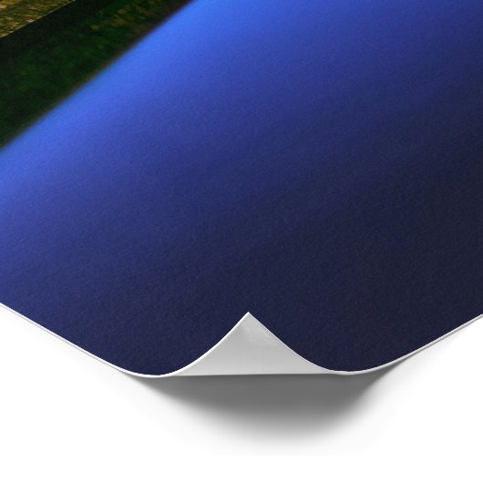 Yokohama Skyline in Dusk Poster (Hoek)