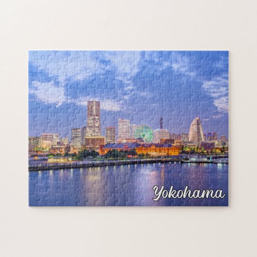Yokohama Skyline, Japan Legpuzzel (Horizontaal)