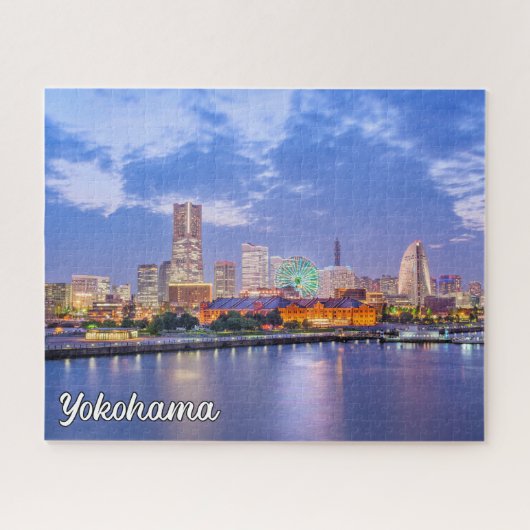 Yokohama Skyline, Japan Legpuzzel (Horizontaal)