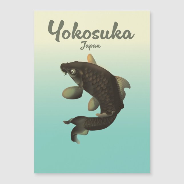 Yokosuka Japan reisposter (Voorkant)