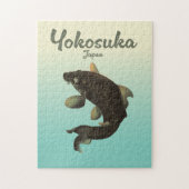 Yokosuka Japan reisposter Legpuzzel (Verticaal)