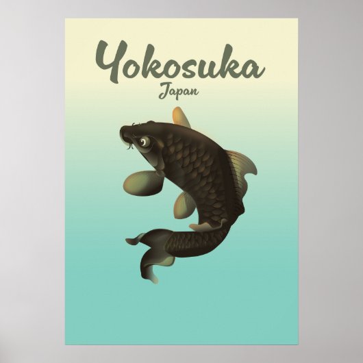 Yokosuka Japan reisposter Poster (Voorkant)