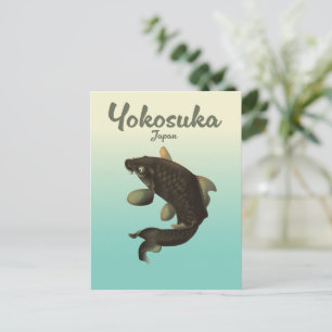 Yokosuka Japan reisposter Uitnodiging Briefkaart