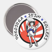 Yokosuka Sushi Roller Magnet (Voorkant / Achterkant)
