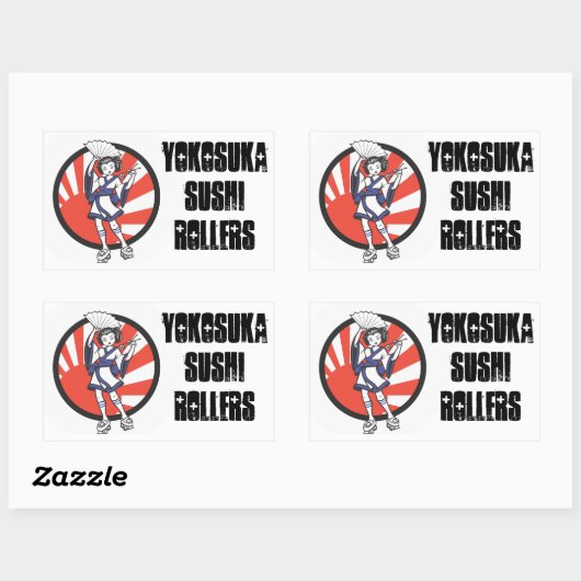 Yokosuka Sushi Roller Sticker 2 (Vel)