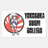 Yokosuka Sushi Roller Sticker 2 (Voorkant)