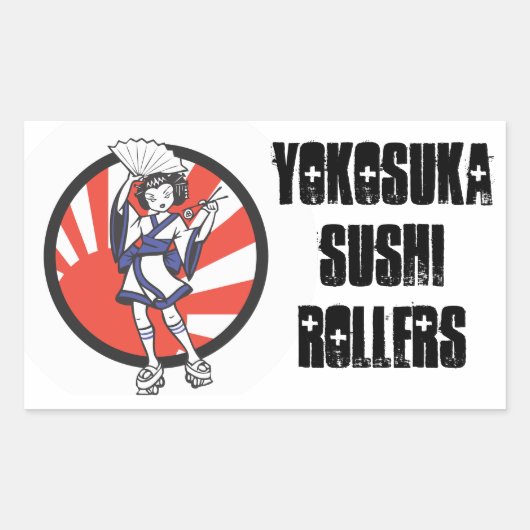 Yokosuka Sushi Roller Sticker 2 (Voorkant)
