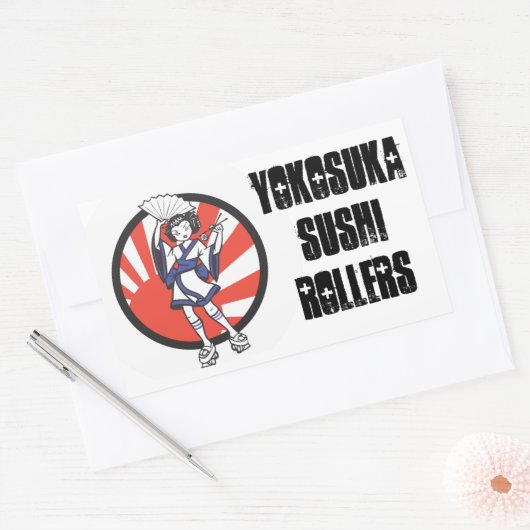 Yokosuka Sushi Roller Sticker 2 (Envelop)