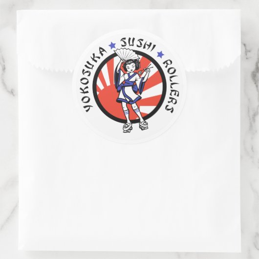 Yokosuka Sushi Rollers Stickers (Tas)