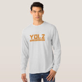 YOL2 u slechts tweemaal citeert Oranje alle kleure T-shirt (Voorkant volledig)