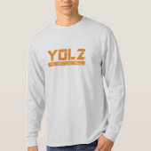 YOL2 u slechts tweemaal citeert Oranje alle kleure T-shirt (Voorkant)