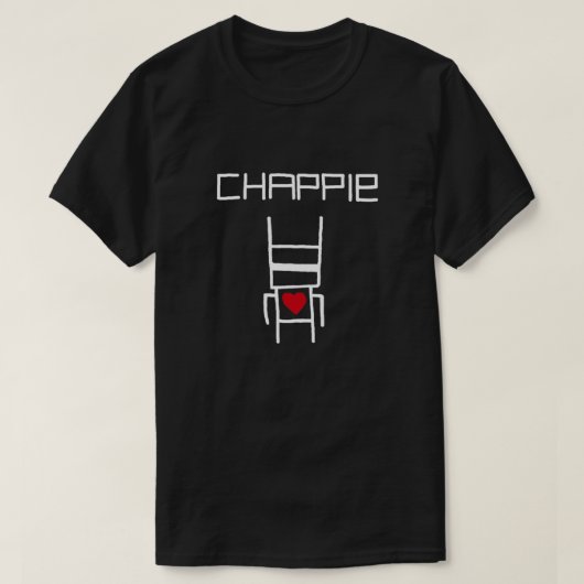 Yolandi's Chappie Shirt White Version Premium (Design voorkant)