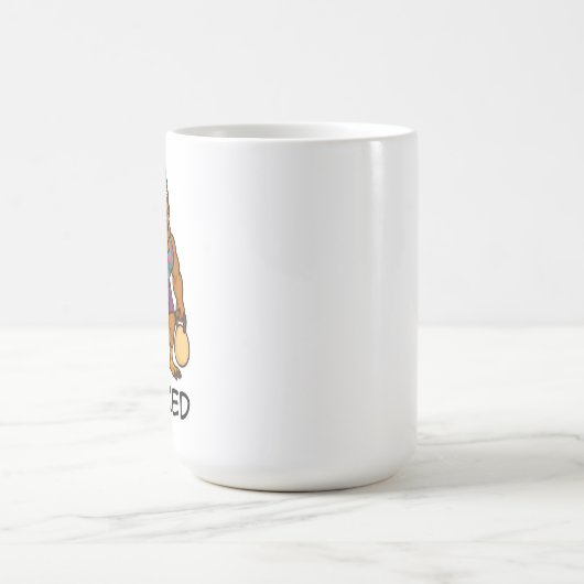 Yolked Hen – Funny Strong Chicken Kettlebell Gym Koffiemok (Center)