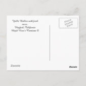 Yolla Bollies met verse sneeuw... Briefkaart (Achterkant)