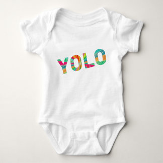 Yolo baby romper