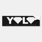 YOLO BUMPERSTICKER (Voorkant)