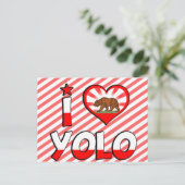 Yolo, CA Briefkaart (Staand voorkant)