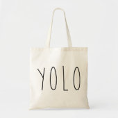 YOLO Canvas tas (Voorkant)