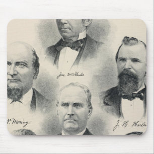 Yolo Co lithografed portretten Muismat