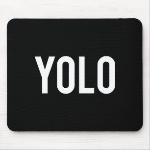 Yolo - Cool Nieuw Hip Hop Rap Grappig Cadeau T-shi Muismat