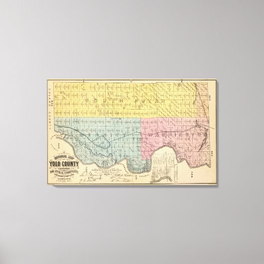 Yolo County 1 Canvas Afdruk (Voorkant)