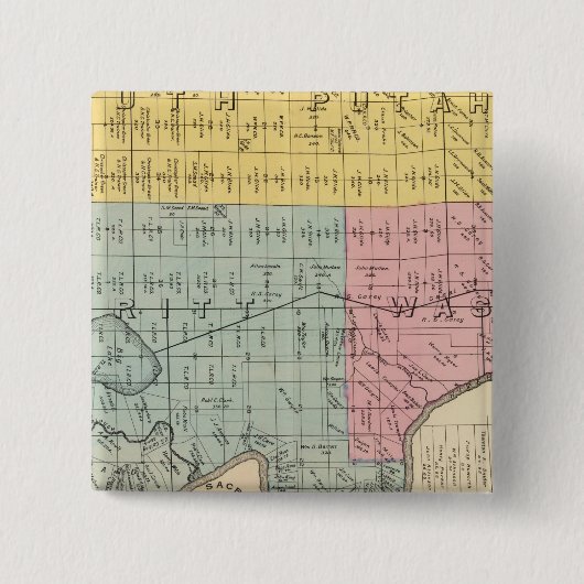 Yolo County 1 Vierkante Button 5,1 Cm (Voorkant)