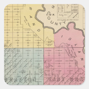 Yolo County 3 Vierkante Sticker