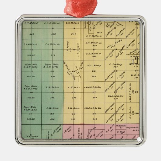 Yolo County 4 Metalen Ornament (Voorkant)