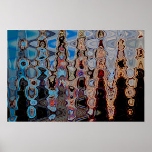 Yolo County Fair Abstract 3, 2017 SVP-Afbeelding Poster