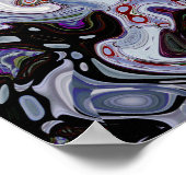 Yolo County Fair Abstract 3 Paars | SVP-Afbeelding Poster (Hoek)