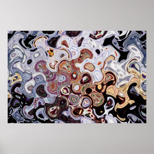 Yolo County Fair Abstract 3 Paars | SVP-Afbeelding Poster (Voorkant)
