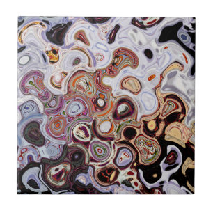 Yolo County Fair Abstract 3 Paars   SVP-Afbeelding Tegeltje