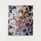 Yolo County Fair Abstract 3 Paars | SVP-Afbeelding Wandkleed (Voorkant)