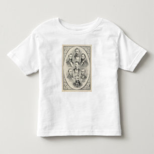 Yolo County lithografeerde portretten Kinder Shirts