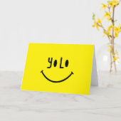 Yolo Face Kaart (Gele Bloem)
