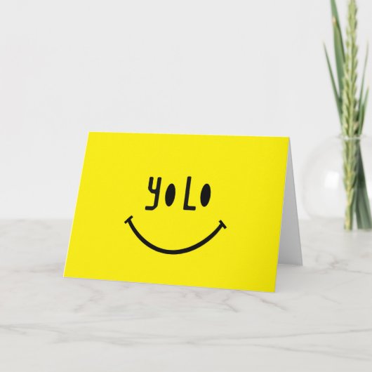 Yolo Face Kaart (Voorkant)