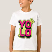 YOLO Funky Print T-shirt (Voorkant)