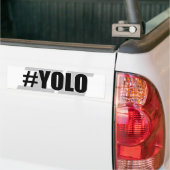 YOLO Hashtag Bumpersticker (Op Truck)
