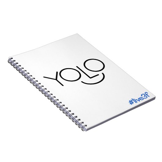 YOLO-laptop Notitieboek (Rechterzijde)