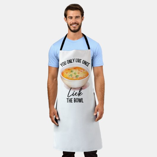 YOLO, Lick the Bowl  Schort (Gedragen)