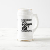 YOLO met voorzichtigheid Bierpul (Voorkant rechts)