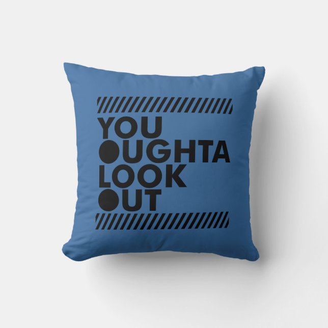 YOLO met voorzichtigheid Kussen (Voorkant)