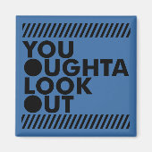 YOLO met voorzichtigheid Magneet (Voorkant)