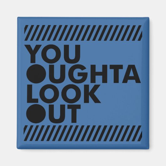 YOLO met voorzichtigheid Magneet (Voorkant)