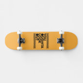YOLO met voorzichtigheid Persoonlijk Skateboard (Horizontaal)