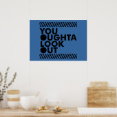 YOLO met voorzichtigheid Poster (Keuken)